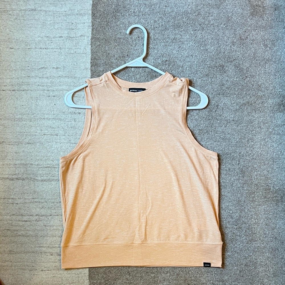 PrAna Peach Boxy Muscle Tee - Women’s